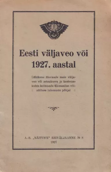 Eesti väljaveo või 1927. aastal