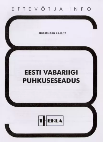 Eesti Vabariigi puhkuseseadus