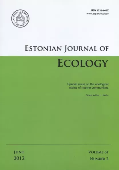 Estonian Journal of Ecology. Volume 61. 2012/2