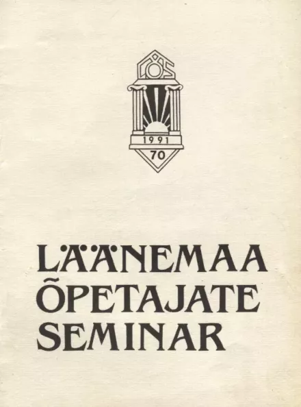 Läänemaa Õpetajate Seminar ja tema kasvandikud 1921-1932 (1935)