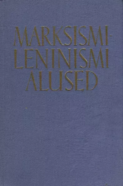 Marksismi-leninismi alused