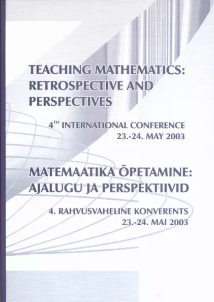 Matemaatika õpetamine: Ajalugu ja perspektiivid