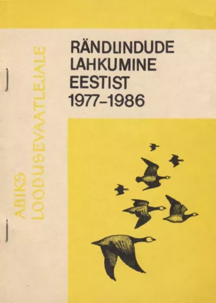 Rändlindude lahkumine Eestist 1977-1986