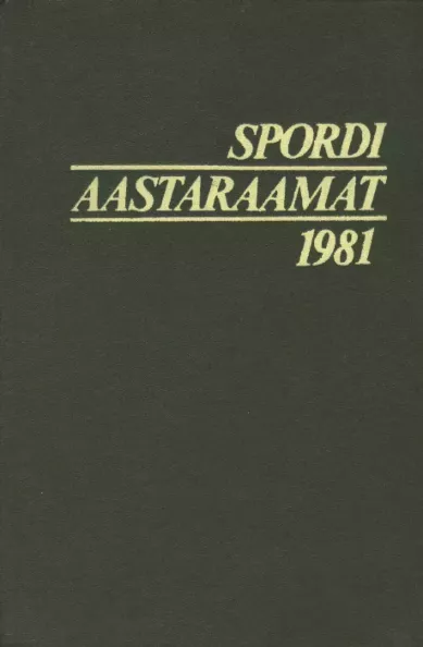 Spordi aastaraamat 1981